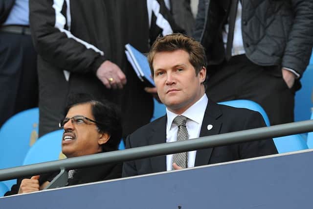 David Haigh in the stands at Elland Road in 2013.