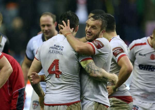 England's  Josh Hodgson who is just one of several British players plying their rugby league trade in Australia.