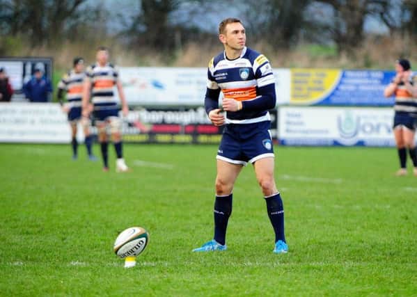 Kevin Sinfield, in action for Yorkshire Carnegie