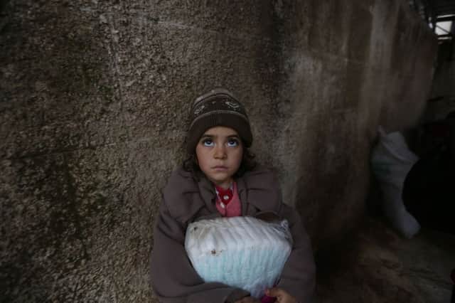 A Syrian child. AP Photo/Bunyamin Aygun
