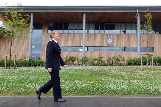 Date:22nd June 2015. Picture James Hardisty, (JH1009/10i) New temporary Chief Constable of West Yorkshire Police Dee Collins.