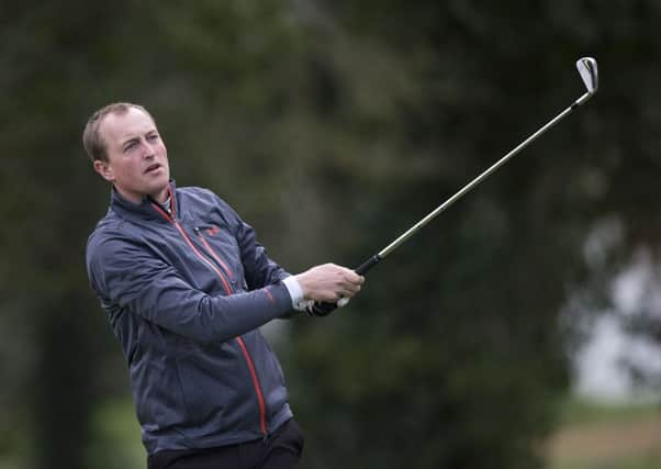 Moortown GC's Nick McCarthy yesterday on his way to a third consecutive 70 in the Final Stage of the HotelPlanner.com EuroPro Tour.