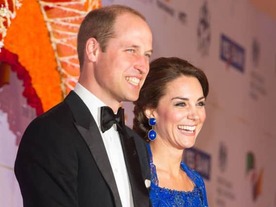 The Duke and Duchess of Cambridge arrive at a Bollywood Charity Gala hosted by the British High Commission and the British Asian Trust at the Taj Mahal Palace hotel in Mumbai, India, during day one of the royal tour to India and Bhutan. (Picture: Dominic Lipinski/PA Wire)