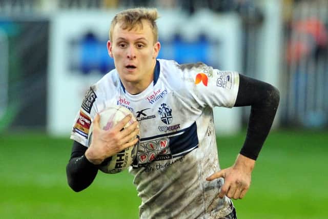 Kyran Johnson, kicked eight goals for Featherstone at Workington.