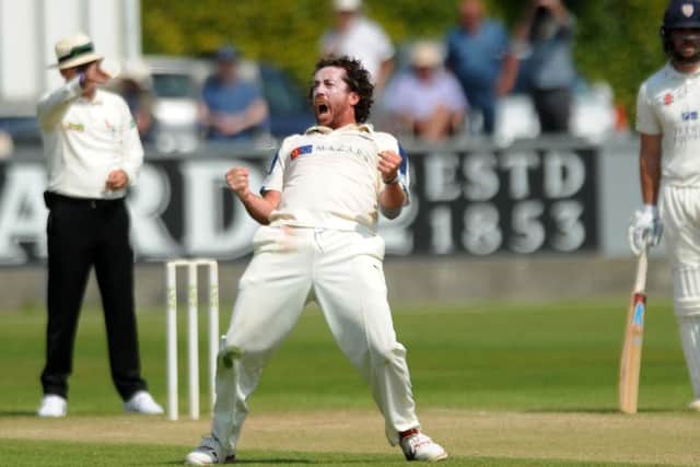 KEY MAN: Yorkshire's Ryan Sidebottom will prove a vital ingredient to any success in 2016.
 Picture Jonathan Gawthorpe.