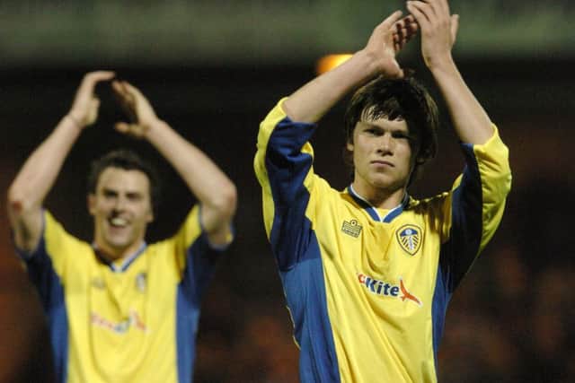 Jonathan Howson and Frazer Richardson celebrate reaching the play-offs in 2008.