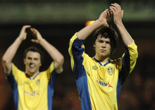 Jonathan Howson and Frazer Richardson celebrate reaching the play-offs in 2008.