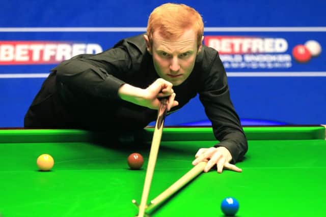 Anthony McGill during his defeat to Marco Fu.