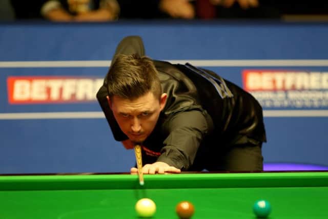 Kyren Wilson during day nine of the Betfred World Championship at the Crucible Theatre, Sheffield.