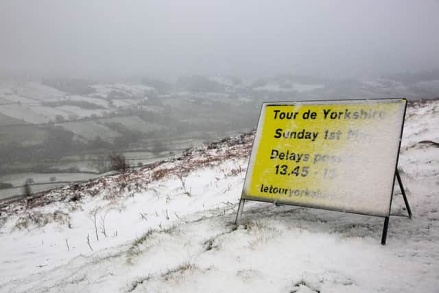 The moorland roads between Castleton and Rosedale in North Yorkshire are covered in snow this morning. Picture: Ross Parry Agency