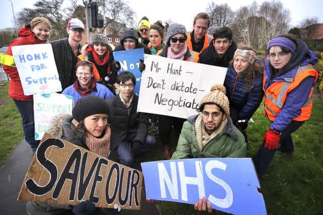 Junior doctors are on strike across England. Picture by Richard Ponter.