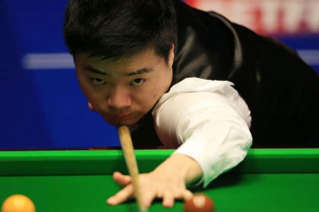 Sheffield-based Ding Junhui.