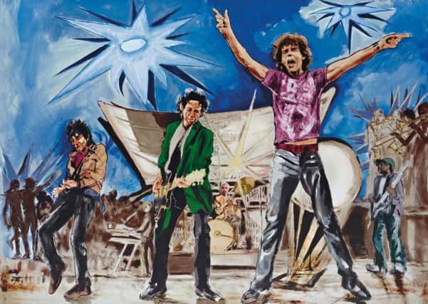 Fans of the Rolling Stones can get their hands on a piece of rock and roll history with a new collection of artwork from Ronnie Wood launching in Leeds. Taken from Ronnie Woods personal archive, the Private Collection comprises some of the most sought after limited editions sold in his artistic career to date. Pictured is Wood's 'Big Bang Blue'.