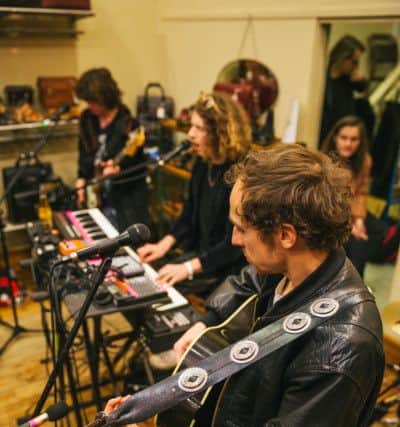 Mystery Jets at the Dr Martens store. Picture: Tom Joy