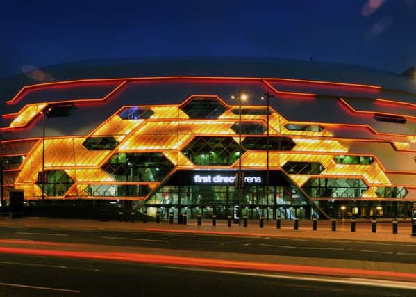 The First Direct Arena in Leeds. Pic: Bruce Rollinson.