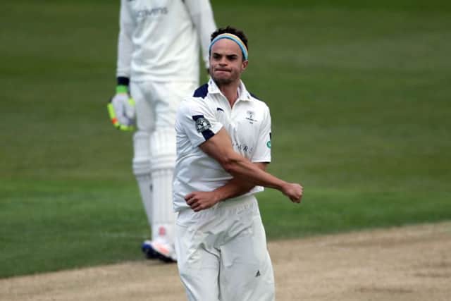 Yorkshire's Jack Brooks took the only Nottinghamshire wicket to fall in day four's morning session at Trent Bridge.
