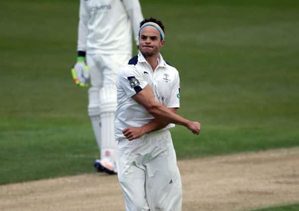 Yorkshire's Jack Brooks took the only Nottinghamshire wicket to fall in day four's morning session at Trent Bridge.