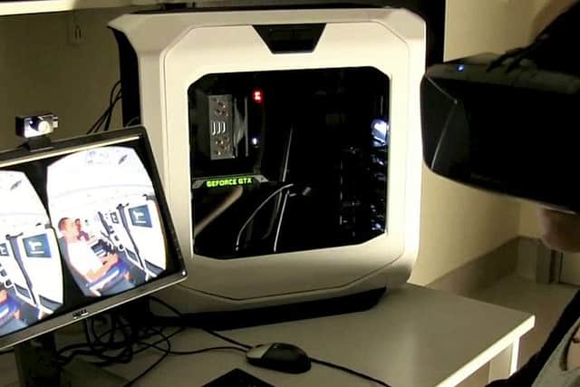The study saw sufferers face their fears in a virtual world. SWNS