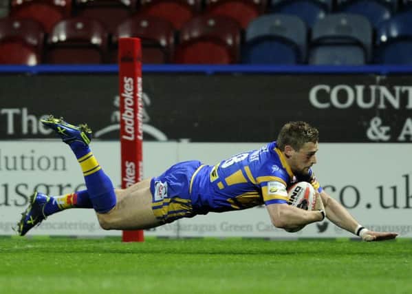 Jimmy Keinhorst scores his second try