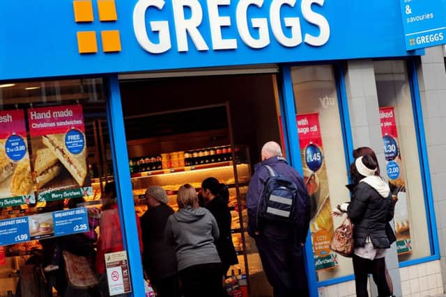 Greggs' sales in the first quarter were hit by weak high street trading as the company prepares to close three bakeries