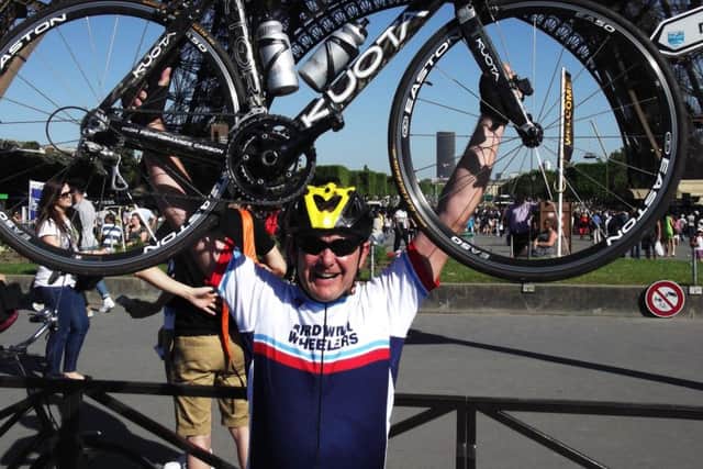 Dave Hudson took part in a similar charity cycle race in 2015.