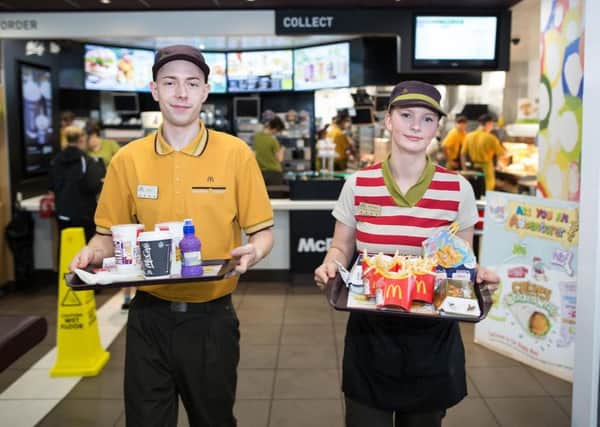 McDonalds staff are serving up a table service treat.