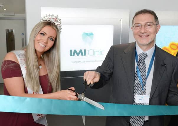 Miss Leeds officially opens the new IMI Clinic in Leeds. PIC: Richard Walker/www.imagenorth.net
