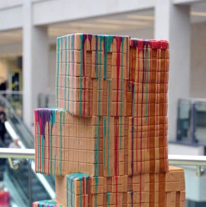 Leeds Broadcasting Tower, made of cake.