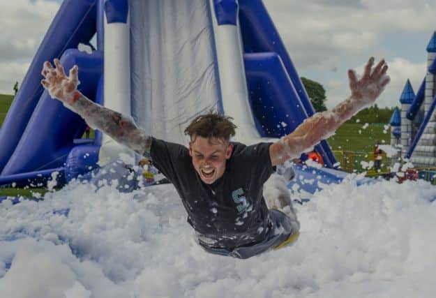 Leeds biggest obstacle course Gung-Ho held at Temple Newsam.
Picture: James Hardisty.