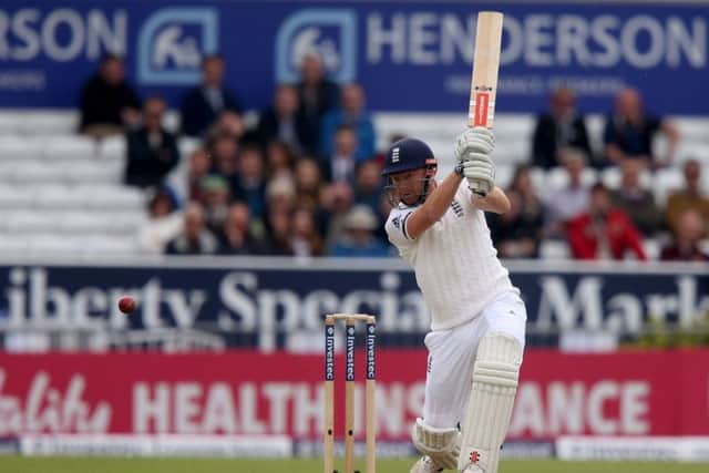 Yorkshire's Jonny Bairstow hits out for England during day one of the first Investec Test at Headingley against Sri Lanka (Picture: Simon Cooper/PA Wire).