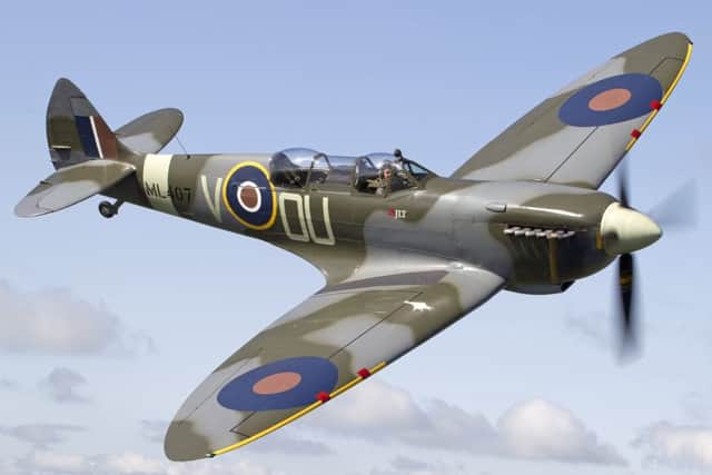 The Grace Spitfire ML407 will take to the skies at the Yorkshire Post Motor Show and Classic Car Rally.