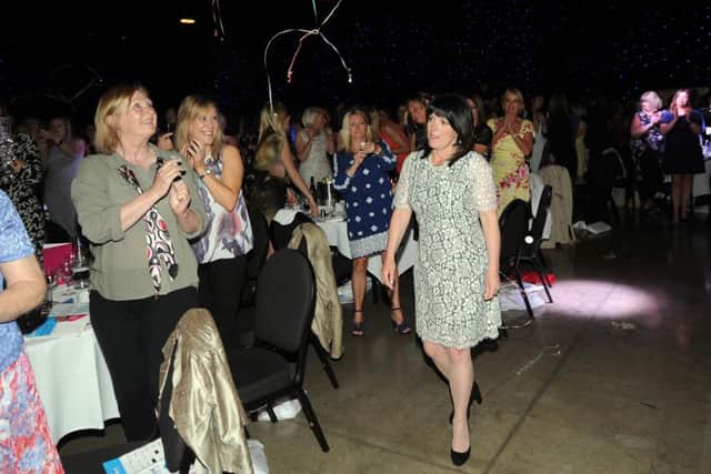 The Yorkshire Women of Achievment awards, at New Dock Hall, Royal Armouries Leeds.The winner of the overall women achievment award Jayne Senior..20th May 2016 ..Picture by Simon Hulme