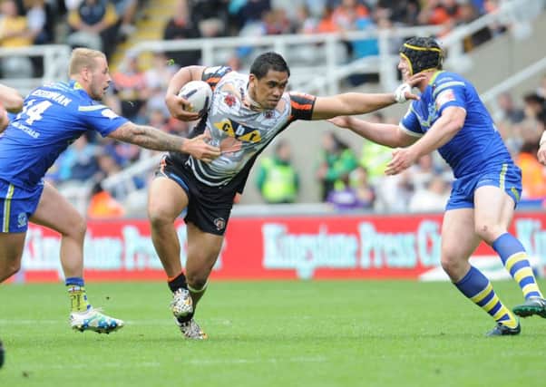 Junior Moors on the attack for Castleford Tigers.