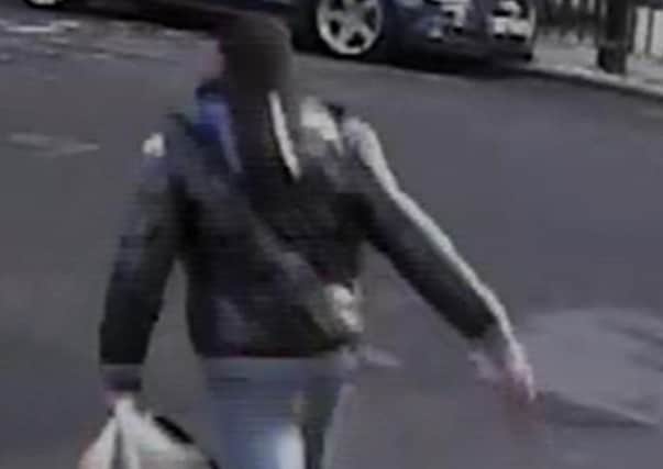 A CCTV image of the offender.