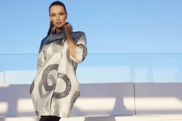 Jacket, £325, at Joseph Ribkoff stockists on www.jospehribkoff.com.