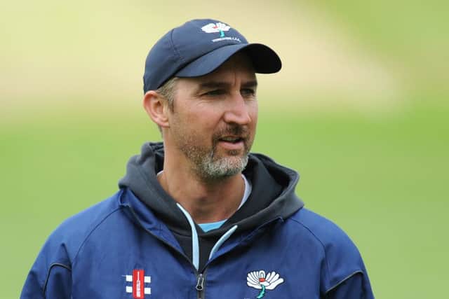 Yorkshire head coach Jason Gillespie