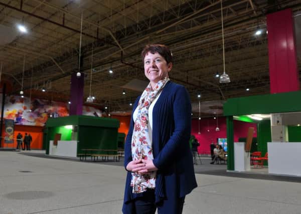 Sue Burgess, head of markets for Leeds City Council, in the revamped 1976 hall at Leeds Kirkgate Market. Pictures: Tony Johnson.