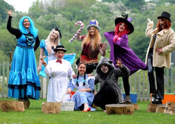 Staff at the Rainbow Factory in Farsley,get into character as they prepare to celebrate its first birthday.
