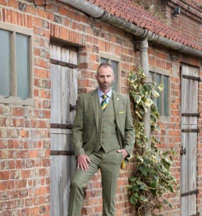 Keith wears Yorkshire Agricultural Society three-piece suit, price on application; blue Royal twill shirt, Â£60. From Brook Taverner.