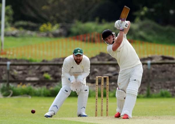 Oliver Hardaker who scored a century on saturday and a half century on monday  for Horsforth