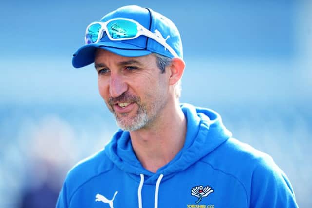 Yorkshires first-team coach Jason Gillespie says he has no plans to leave the county champions (Picture: Jonathan Gawthorpe).
