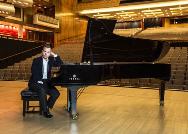 Nicholas McCarthy, who has become an acclaimed concert pianist despite being born with one hand.