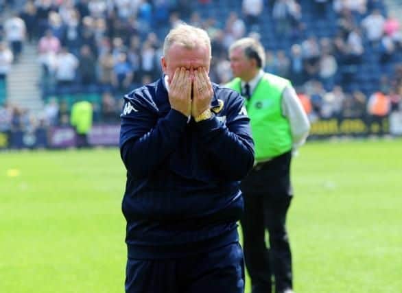 Fans were full of support for departing manager Steve Evans.