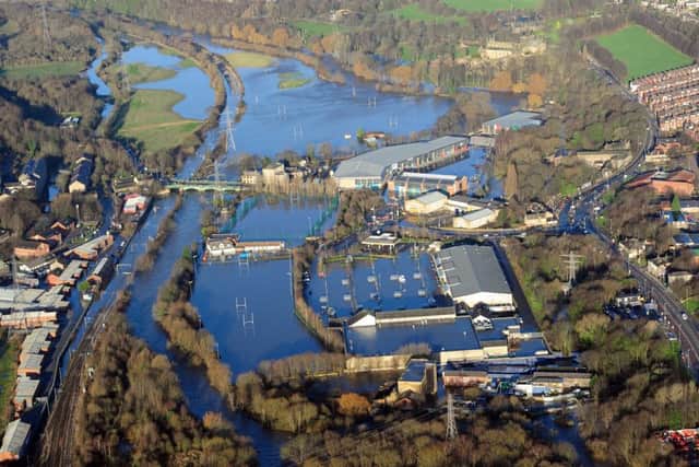 Aerial picture over the Kirkstall Road area of Leeds.