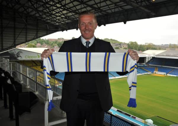 New Leeds manager Garry Monk. Image: Jack Varley