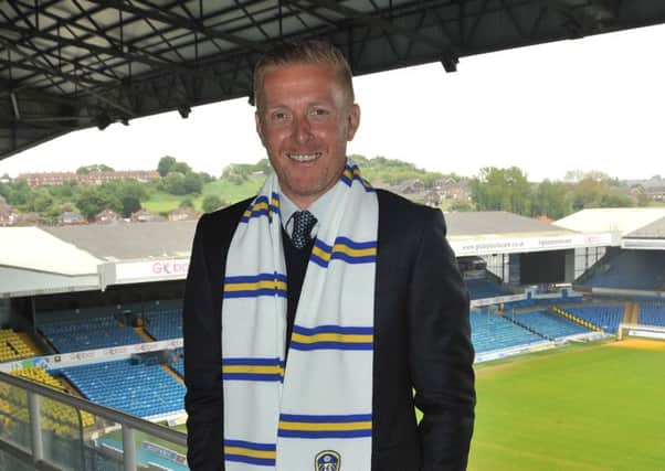 New Leeds manager Garry Monk.