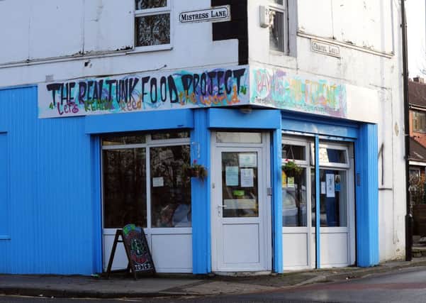 The Real Junk Food Project's Armley Junk-tion cafe. Picture : Jonathan Gawthorpe