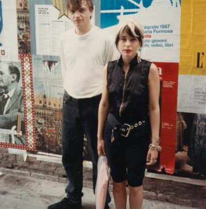 Brix Smith with her former husband Mark E Smith of The Fall