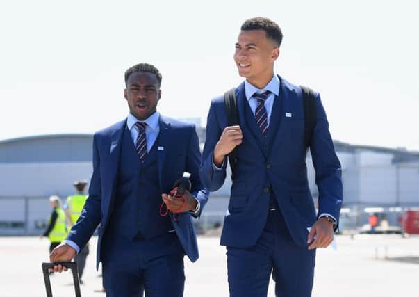 Danny Rose and Dele Alli as the team depart for UEFA Euro 2016 at Luton Airport. PIC: PA