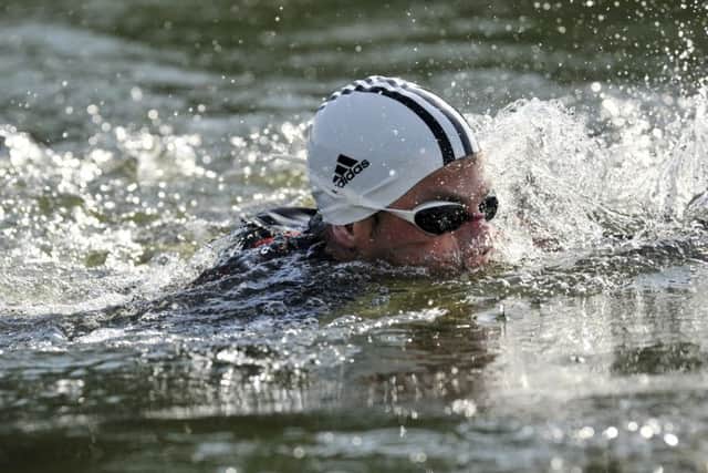 Outdoor Swim Training at Otley Sailing Club.
Brownlees: A Day in the life of.  Picture Bruce Rollinson